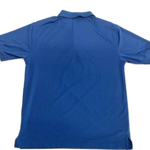 Nautica Youth Boys Polo Shirt Blue Size 10/12  92% polyester 8% Spandex - Picture 2 of 3